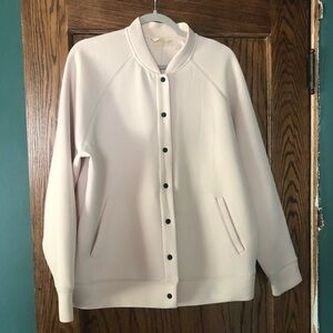 Pale Pink Bomber Jacket